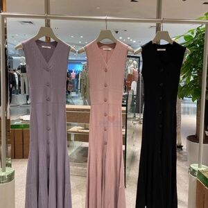 Snidel Pink Knit Dress One Size Japanese Brand